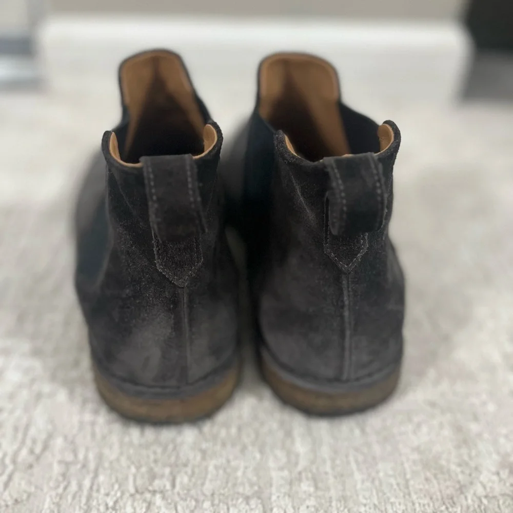 Vince Sawyer Suede Chelsea Boots